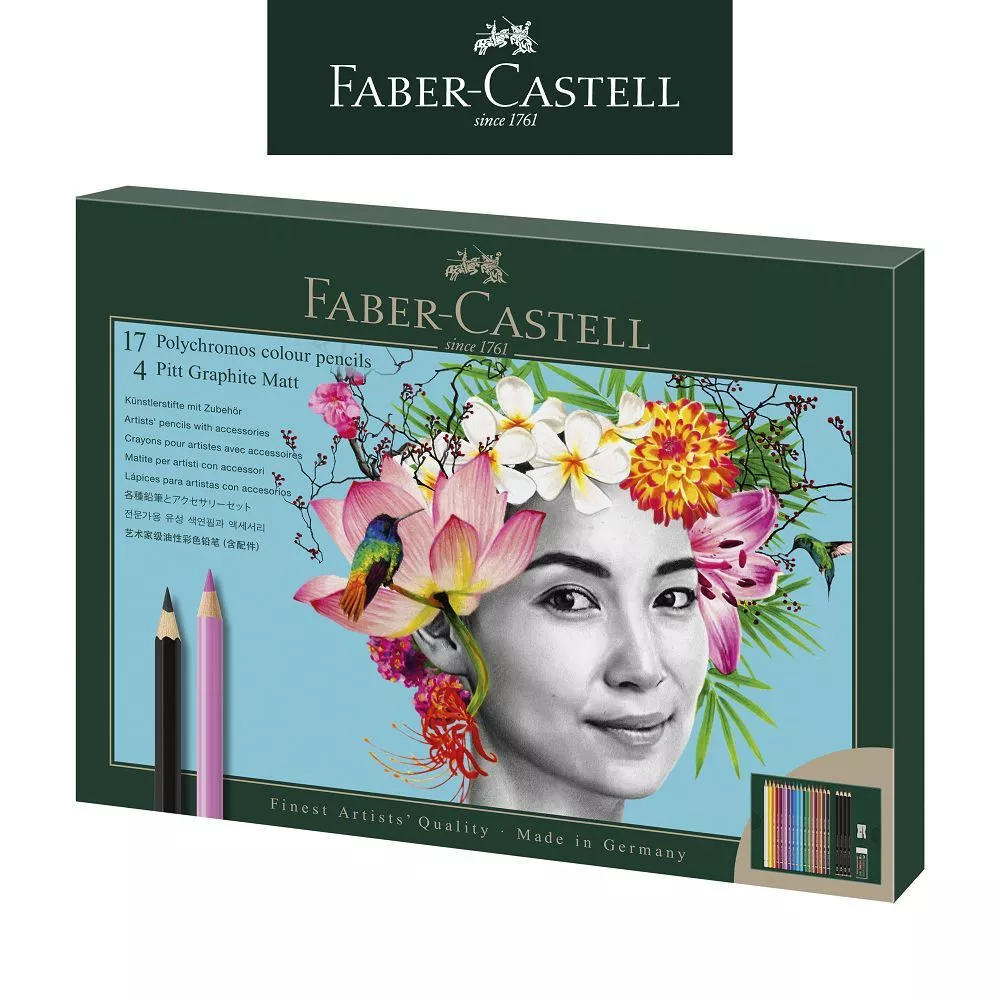 【Faber-Castell】藝術家級油性色鉛筆&亞光素描鉛筆套組 共23件入 台灣輝柏✿50B004